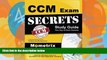 Pre Order CCM Exam Secrets Study Guide: CCM Test Review for the Certified Case Manager Exam CCM
