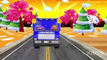 Wheels On The Bus Go Round And Round Nursery Rhymes | 3D Animation Rhymes For Children