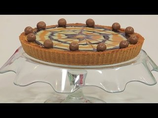 تارت البسكوت بصوص الشكولاتة و الكراميل | رانيا الجزار