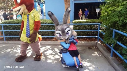 Michael Meets Nick & Judy from ZOOTOPIA!!