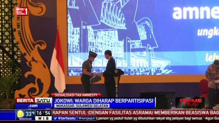Presiden Jokowi Sosialisasi Tax Amnesty di Makassar