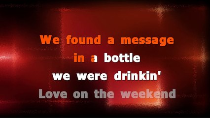 John Mayer - Love on the weekend KARAOKE / INSTRUMENTAL