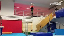 TOP FIVE- Stuntman Training, Breakdancing & Tennis Freestyle - PEOPLE ARE AWESOME 2016