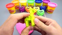 Play Doh Lollipops Smiley Hearts with Animal Molds - Fun Creative for Children