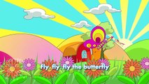 Fly Fly The Butterfly With Lyrics Nursery Rhymes for You Official