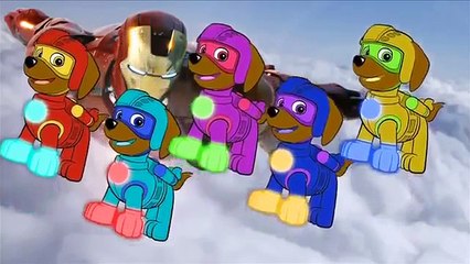 Paw Patrol Super Hero Zuma Ironman 2016 Finger Family Animation Daddy Finger Nursery Rhyme Song