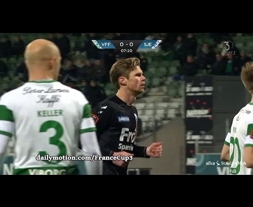 Troels Klove Goal HD - Viborg 0-1 Sonderjyske - 26.11.2016