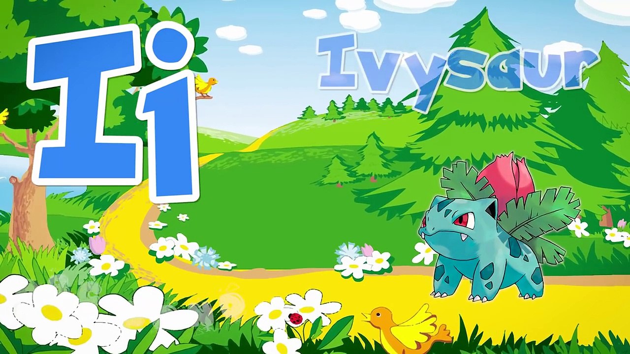 ABC Pokemon - English Alphabet with Funny Pokemons - Learning Video for kids - Pokemon alphabet