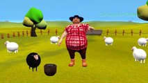 Baa Baa Black Sheep Kids Rhymes | Elephant and Black Sheep Cartoon Animation 3D Rhymes for Children