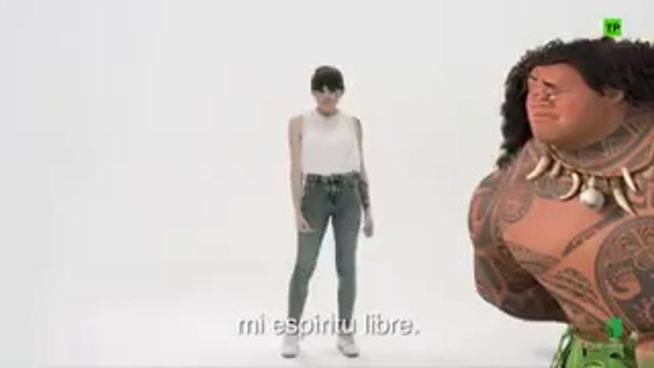 Angy no ha podido domar a Maui, ¿Lo conseguirá #Vaiana? En 6 días lo podréis descubrir en cines @DisneySpain