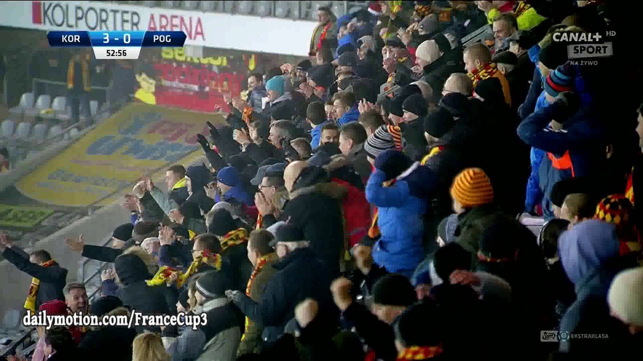 Vanja Markovic Goal HD - Korona Kielce 3-0 Pogon Szczecin - 26.11.2016