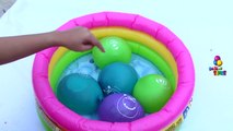 Monster Inc Funny Wet Balloons Popping Show Collection | Mega Learn Colours Balloon Compilation