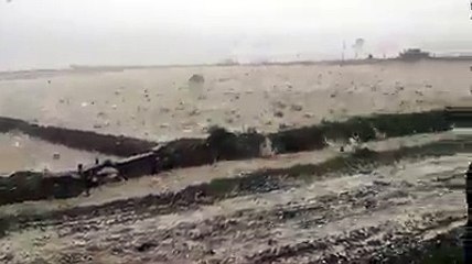 Turkey - Nov. 21 , 2016 Stones rain in Sinop.... real stones