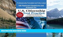 Buy US Citizenship and Immigration USCIS 100 Flashcard Questions and Answers for U.S. Citizenship