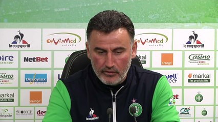 Download Video: Foot - L1 - ASSE : Galtier «Nous verrons si Hamouma est apte à jouer»