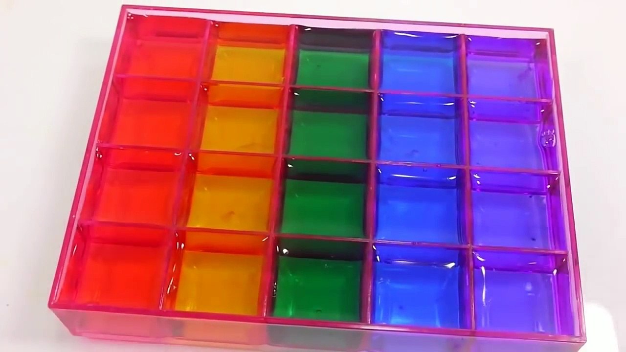 DIY How to Make Colors Soft Block Gummy Pudding Jelly Learn Colors Slime Clay Icecream Bob The Train