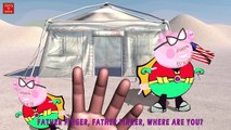 PEPPA PIG TEEN TITANS GO Finger Family | Nursery Rhymes for Children | 3D Animation