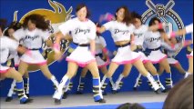 【チアリーダー】　見逃せない、キレッキレの大開脚　japanese  cheerleading