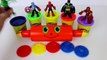 Learn Colors with PLAY DOH Superheroes Hulk Spiderman Captain America Iron Man MARVEL Heroes