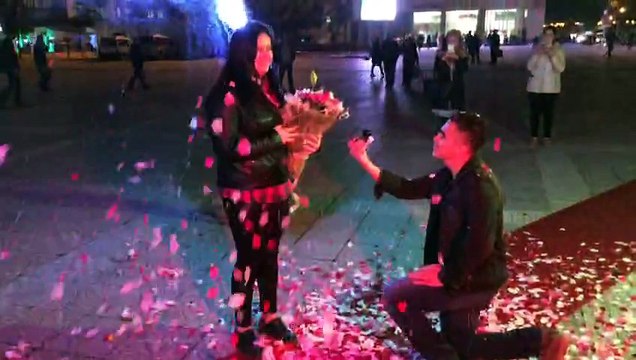 Samsun'da Evlilik Teklifi Aşk Aşk