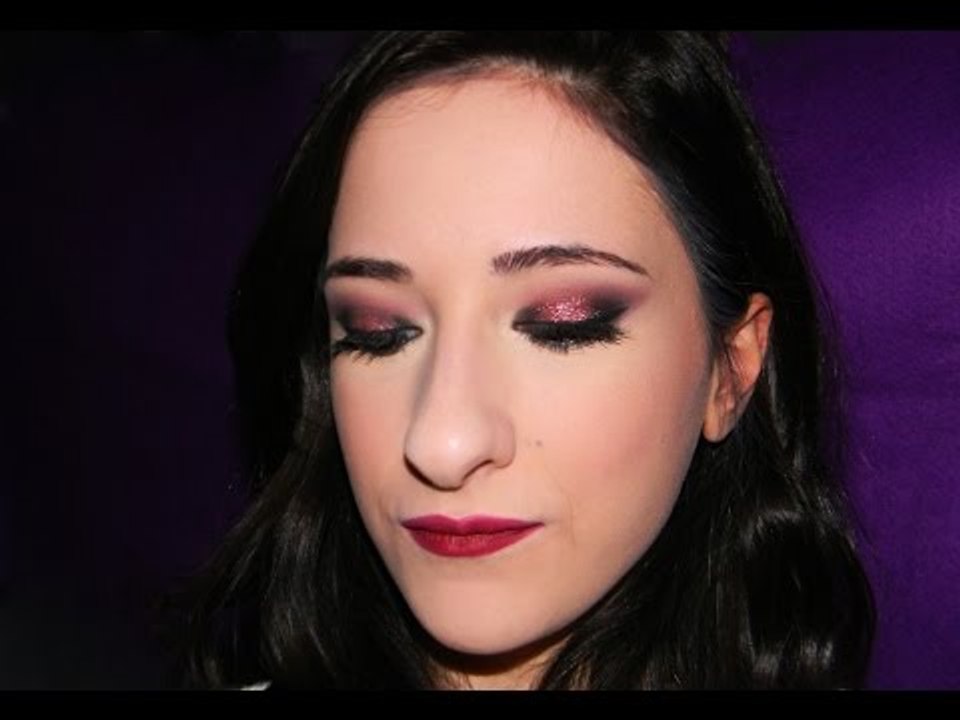 Fall Glitter copper Makeup tutorial - Makeup rame
