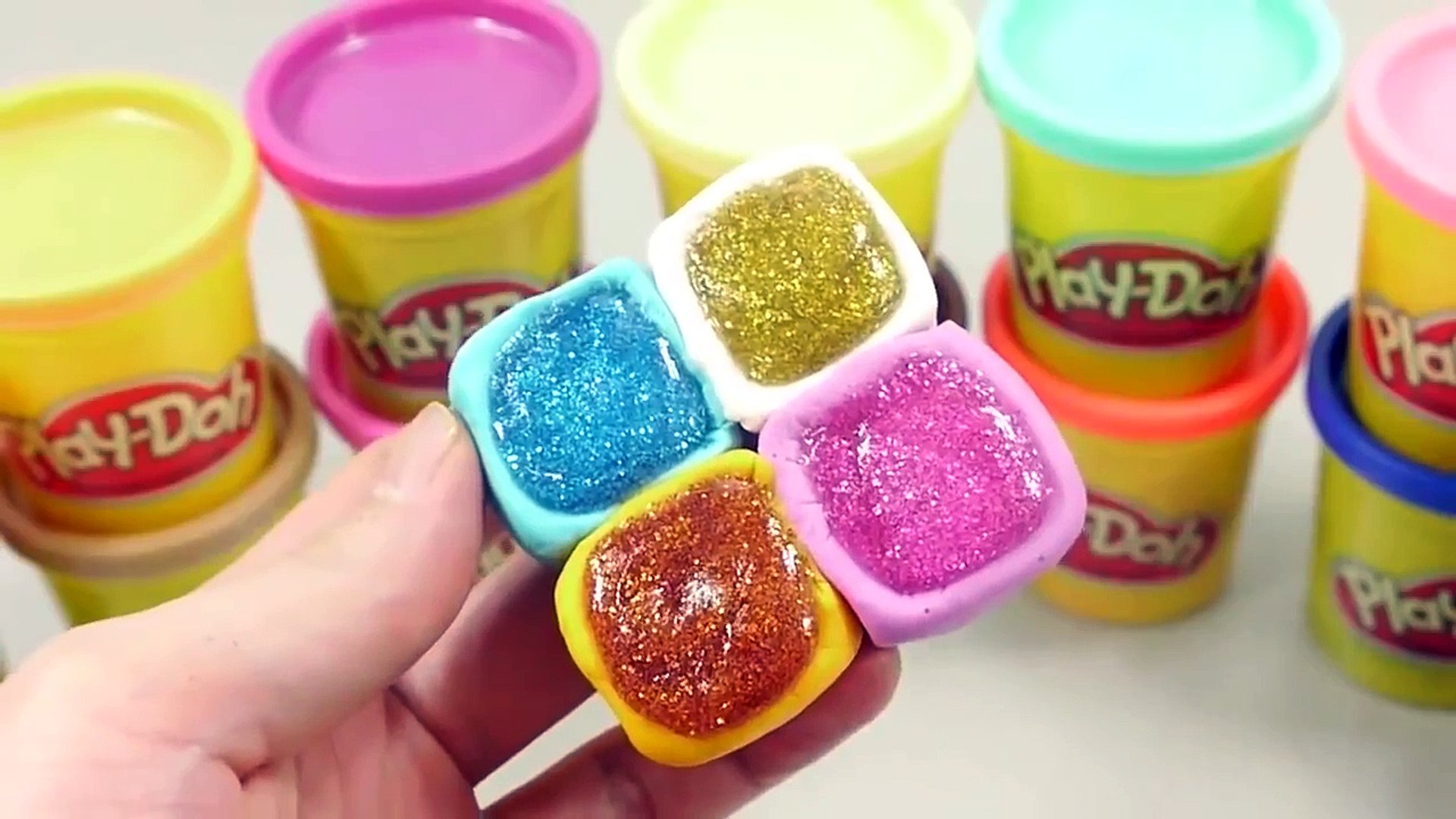 glitter play doh