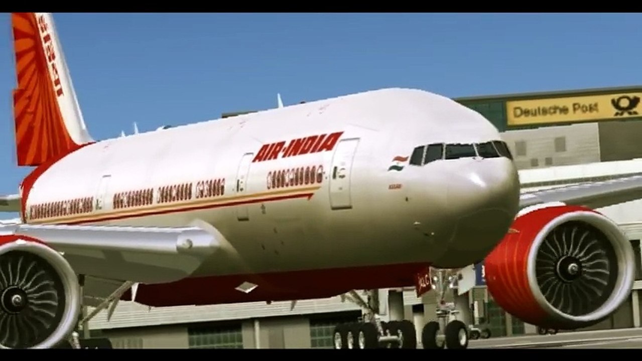 Fs2004 - Air India Take Off _ B777-200 [EDDF]