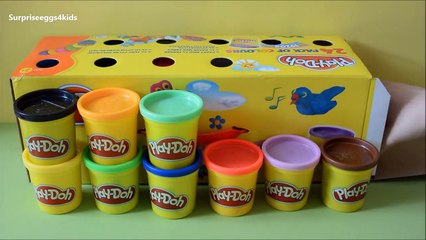 PLAY DOH 24 COLORS magic surprise pack unboxing