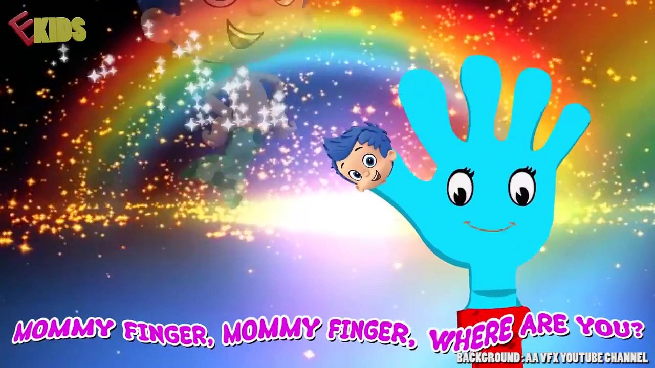 Bubble Guppies Finger Family Nursery Rhymes By EKids