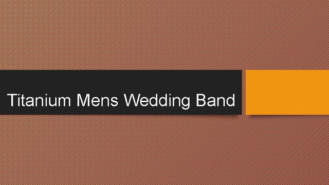 Titanium Mens Wedding Band