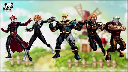 #Paw Patrol #HULK #X-men #Finger Family Songs #Nursery Rhymes Lyric & More Panda Kids