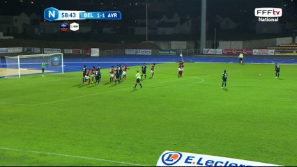 Coup franc frappe direct manquée