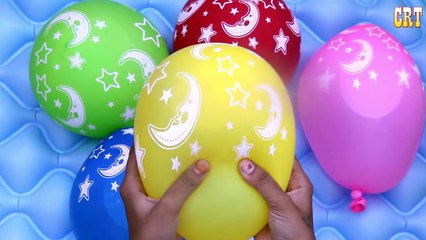 The Wet Colour Balloons Collection || Colourful Fingers Family Nursery Rhymes For Kids