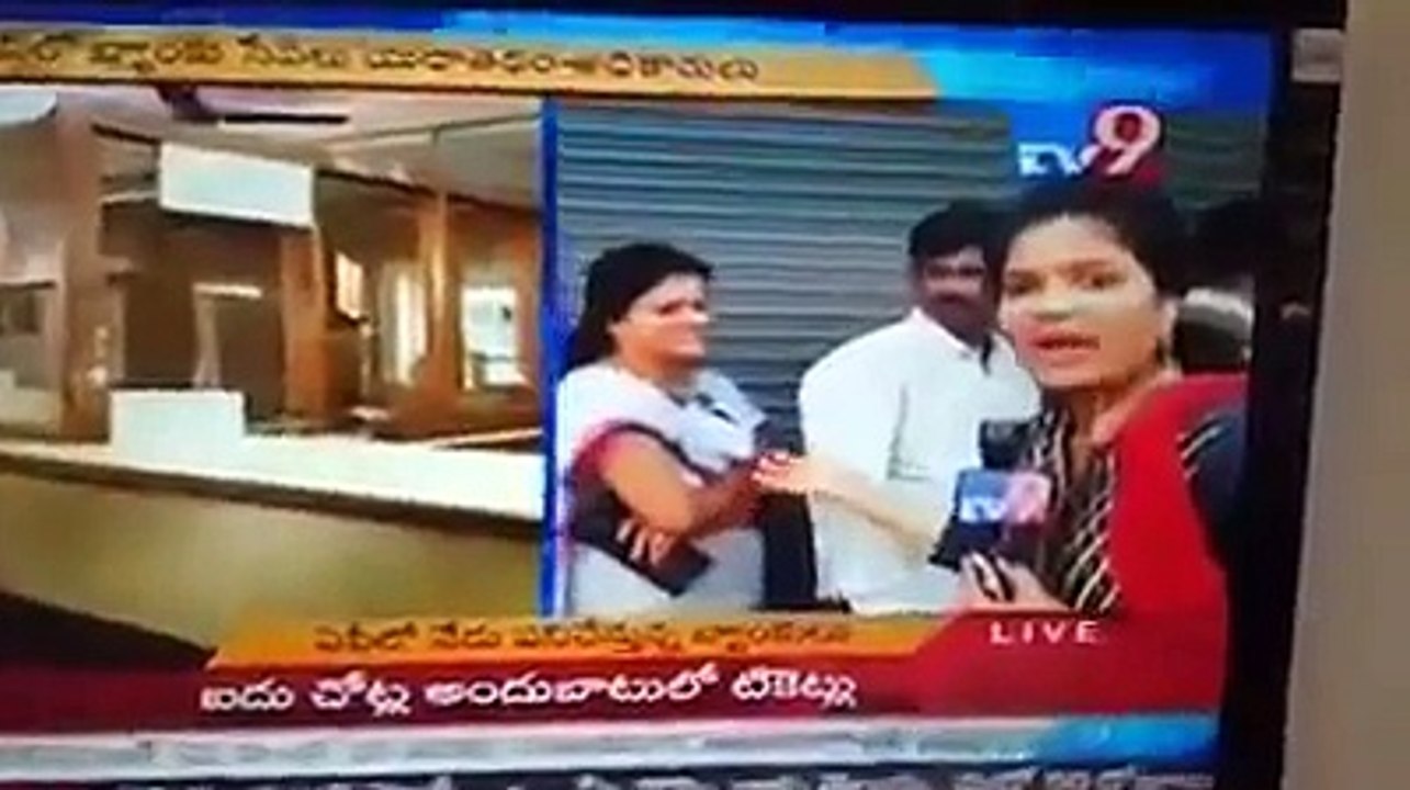 TV9 reporter