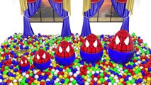 NEW 3D Ball Pit Show for Children to Learn Colors! BIG Surprise Eggs Colours for Kids to Learn