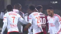 But de Majeed Waris Goal - Fc Metz 1-1 FC Lorient - (26/11/2016)
