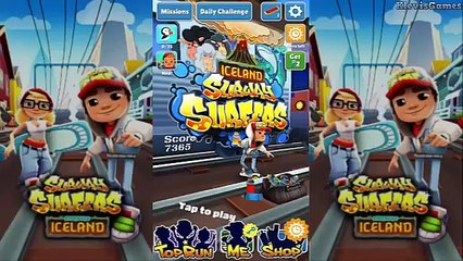 Subway Surfers- Iceland - Android Gameplay - Part 1 Unlock Dark Outfit Costume