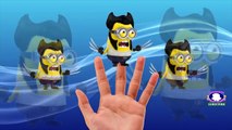 The Finger Family song | Amazing Superheroes Super Minions | Batman | Finger Family Rhymes