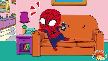 Spiderman Prank Frozen Elsa Waiting and Crying outside Toilet New! Finger Family Song Nursery Rhymes