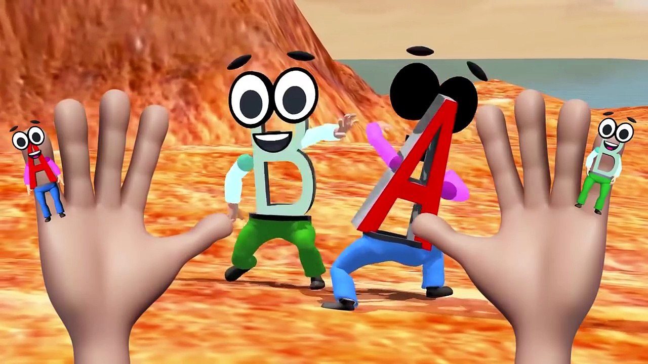 Alphabet Finger Family | Learn ABC | ABC Finger Family Nursery Rhymes For Kids | 3D Alphabet Songs