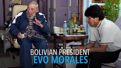 President Morales reacts on the passing of Fidel Castro
