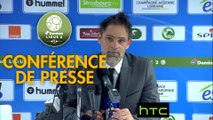 Conférence de presse RC Strasbourg Alsace - Stade Lavallois (1-0) : Thierry LAUREY (RCSA) - Marco SIMONE (LAVAL) - 2016/2017