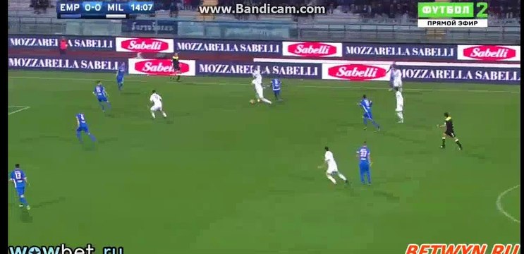 Gianluca Lapadula Goal HD Empoli 0-1 AC Milan 26.11.2016 HD