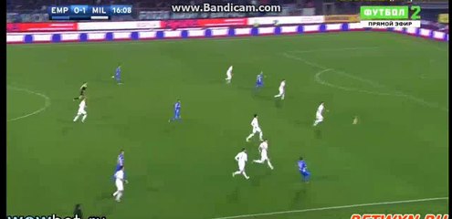 Riccardo Saponara Voley Goal HD - Empoli 1-1 AC Milan 26.11.2016 HD