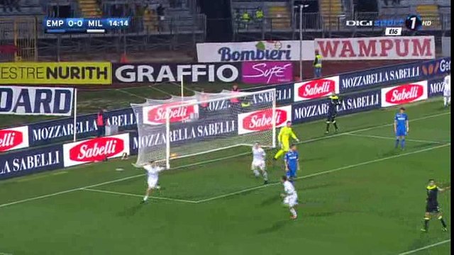 Gianluca Lapadula Goal HD - Empoli 0-1 AC Milan - 26.11.2016