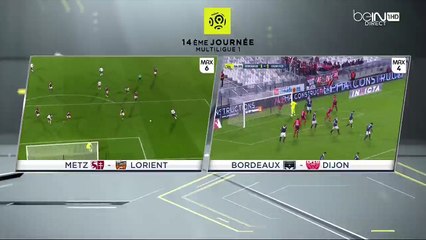 Bejamin Moukandjo Goal - Metz 1-2 Lorient - 26.11.2016