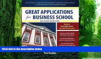 Best Price Great Applications for Business School, Second Edition (Great Application for Business