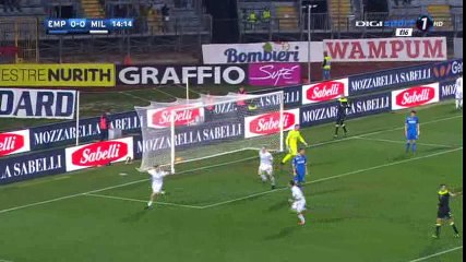 Gianluca Lapadula Goal HD - Empoli 0-1 AC Milan - 26.11.2016