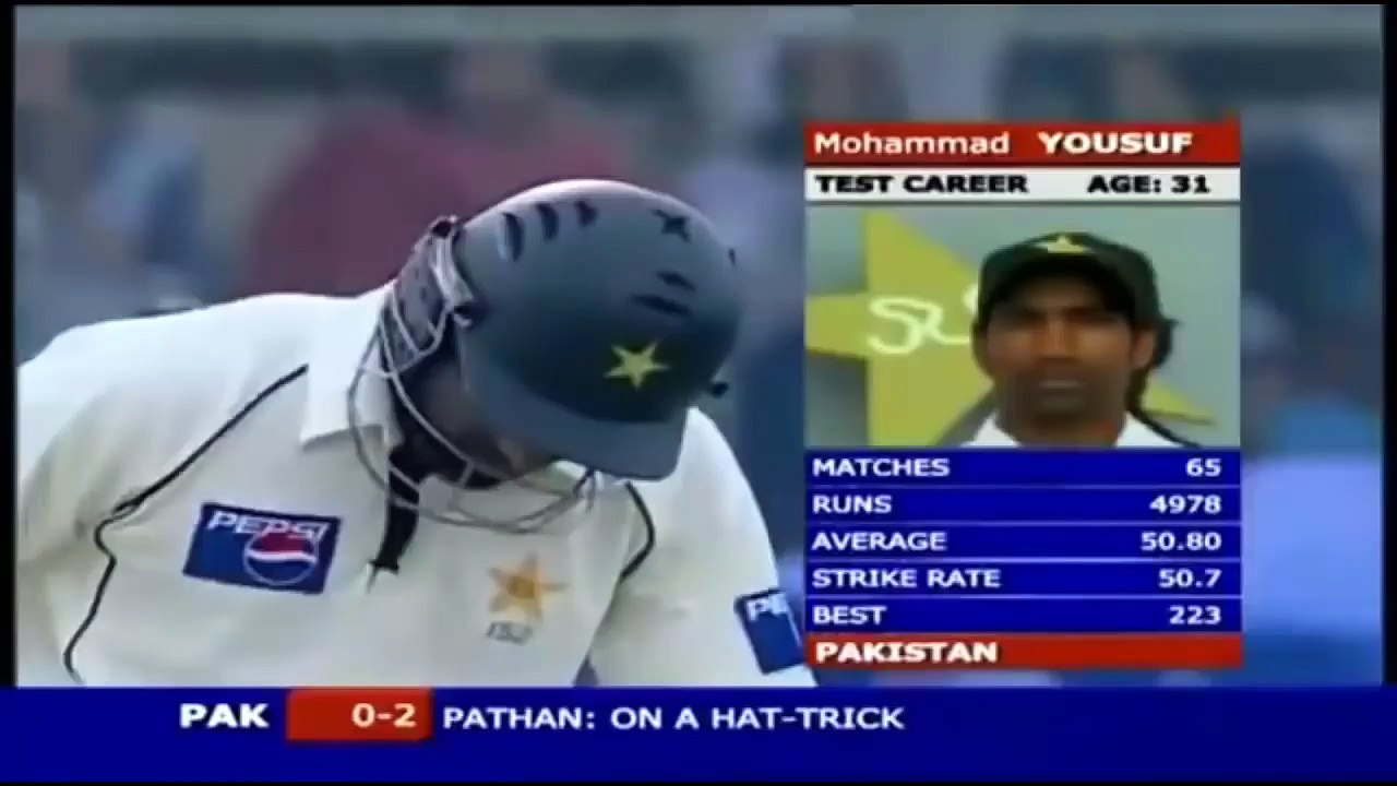 Irfan Pathan hatrick in first 3 balls 3 wicket of first over Vs Pakistan