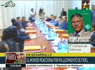República Saharaui agradece a Cuba un revolucionario como Fidel Castro